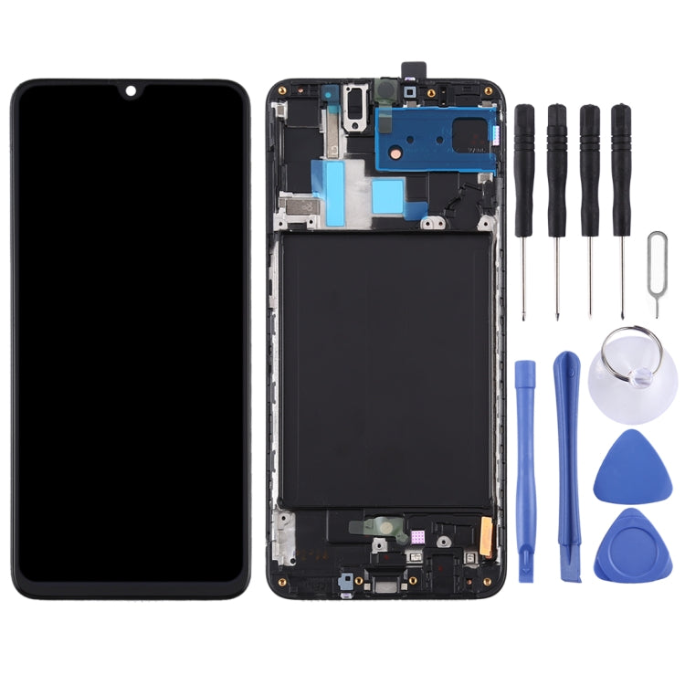 Original Super AMOLED LCD Screen for Galaxy A70 Digitizer Full Assembly with Frame - LCD Screen by buy2fix | Online Shopping UK | buy2fix