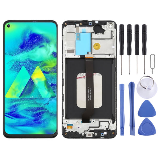 Original PLS TFT LCD Screen for Galaxy M40 Digitizer Full Assembly with Frame - LCD Screen by buy2fix | Online Shopping UK | buy2fix