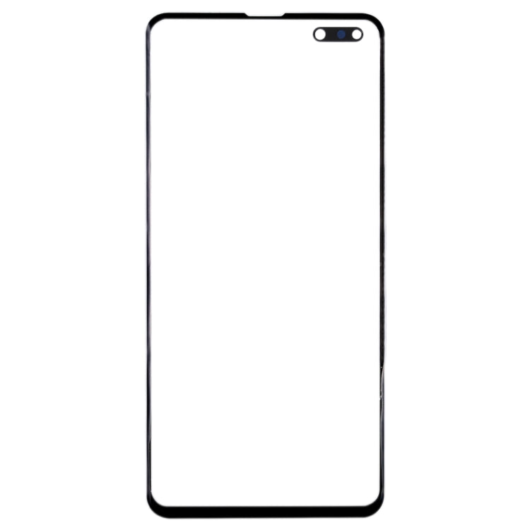For Galaxy S10 5G  Front Screen Outer Glass Lens (Black) - Outer Glass Lens by buy2fix | Online Shopping UK | buy2fix