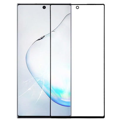 For Galaxy Note 10 + Front Screen Outer Glass Lens (Black) - Outer Glass Lens by buy2fix | Online Shopping UK | buy2fix