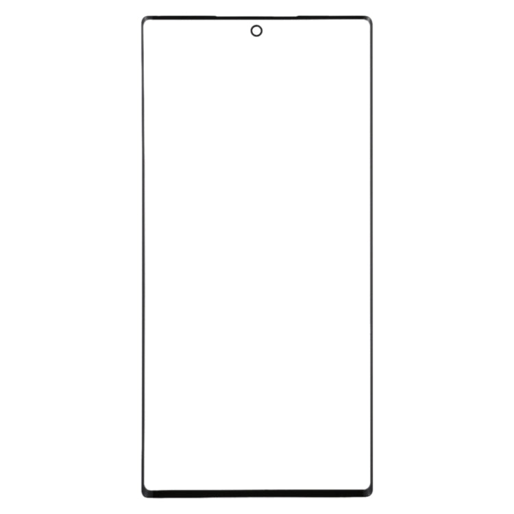 For Galaxy Note 10 + Front Screen Outer Glass Lens (Black) - Outer Glass Lens by buy2fix | Online Shopping UK | buy2fix