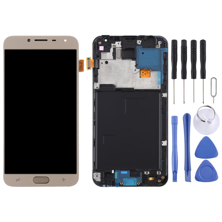 TFT LCD Screen for Galaxy J4 J400F/DS Digitizer Full Assembly with Frame (Gold) - LCD Screen by buy2fix | Online Shopping UK | buy2fix