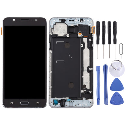 TFT LCD Screen for Galaxy J7 (2016) / J710F Digitizer Full Assembly with Frame (Black) - LCD Screen by buy2fix | Online Shopping UK | buy2fix