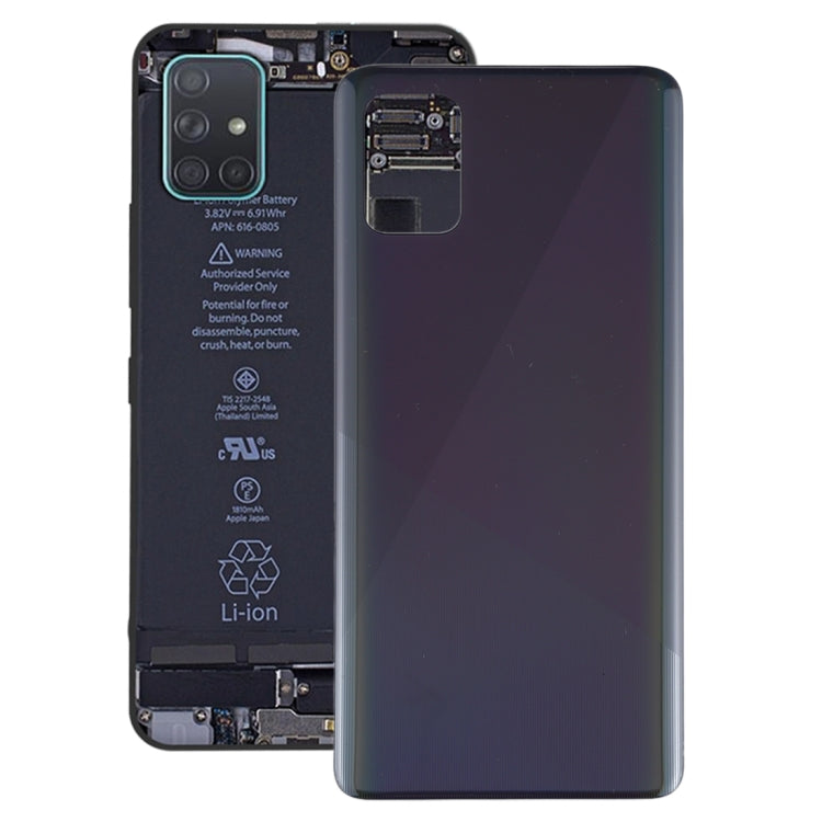 For Samsung Galaxy A51 4G SM-A515F Original Battery Back Cover (Black) - Back Cover by buy2fix | Online Shopping UK | buy2fix