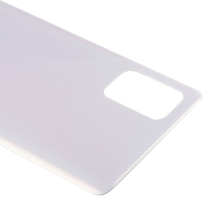 For Galaxy A71 Original Battery Back Cover (White) - Back Cover by buy2fix | Online Shopping UK | buy2fix