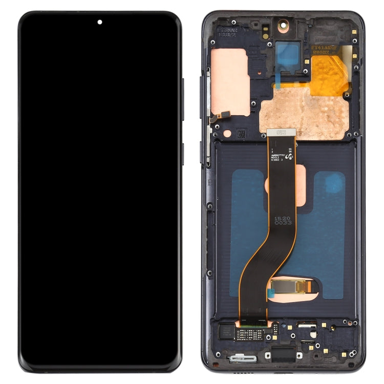 Original Dynamic AMOLED LCD Screen for Galaxy S20+ 4G Digitizer Full Assembly with Frame (Black) - LCD Screen by buy2fix | Online Shopping UK | buy2fix