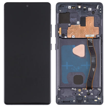 Original Super AMOLED Material LCD Screen and Digitizer Full Assembly with Frame for Galaxy S10 Lite(Black) - LCD Screen by buy2fix | Online Shopping UK | buy2fix