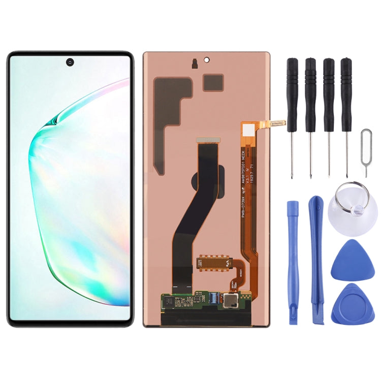 Original Dynamic AMOLED LCD Screen for Galaxy Note 10 + with Digitizer Full Assembly (Black) - LCD Screen by buy2fix | Online Shopping UK | buy2fix