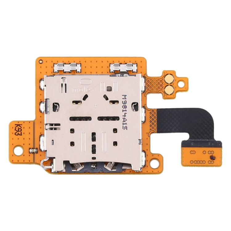 For Galaxy Tab S6 / SM-T865 SIM Card Holder Socket Flex Cable - Flex Cable by buy2fix | Online Shopping UK | buy2fix
