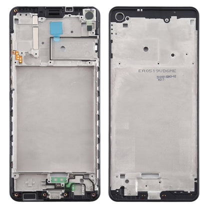 For Samsung Galaxy A21s  Front Housing LCD Frame Bezel Plate (Black) - Frame Bezel Plate by buy2fix | Online Shopping UK | buy2fix