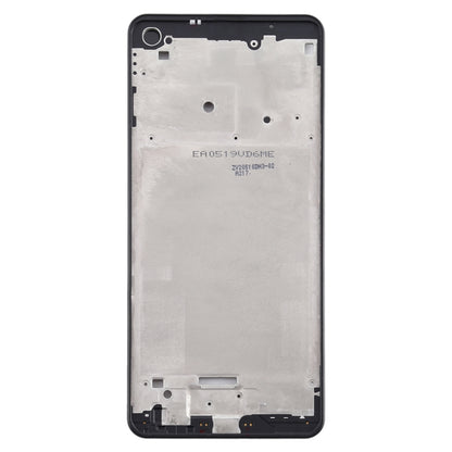 For Samsung Galaxy A21s  Front Housing LCD Frame Bezel Plate (Black) - Frame Bezel Plate by buy2fix | Online Shopping UK | buy2fix
