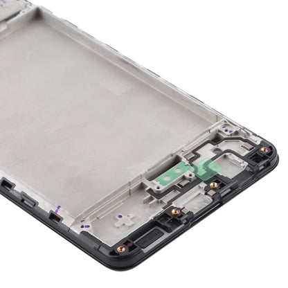 For Samsung Galaxy A21s  Front Housing LCD Frame Bezel Plate (Black) - Frame Bezel Plate by buy2fix | Online Shopping UK | buy2fix