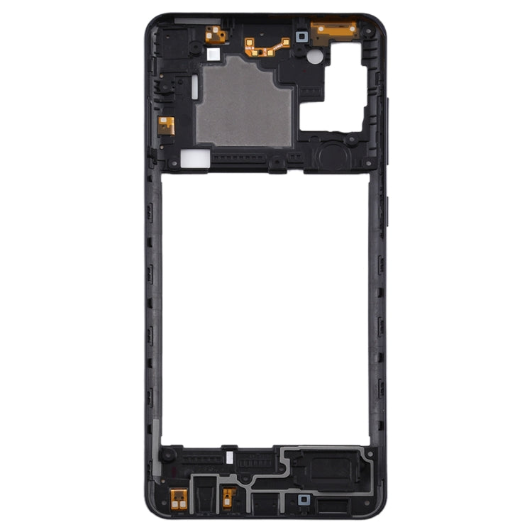 For Samsung Galaxy A21s  Middle Frame Bezel Plate (Black) - Frame Bezel Plate by buy2fix | Online Shopping UK | buy2fix