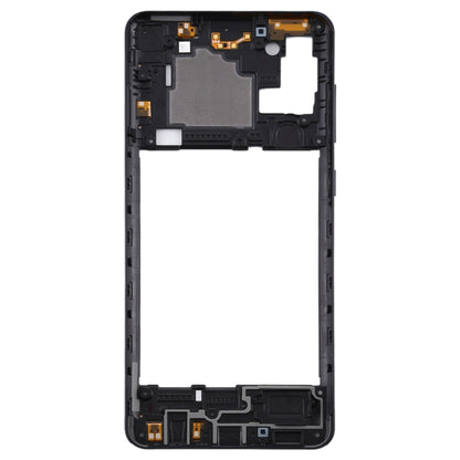 For Samsung Galaxy A21s  Middle Frame Bezel Plate (Black) - Frame Bezel Plate by buy2fix | Online Shopping UK | buy2fix