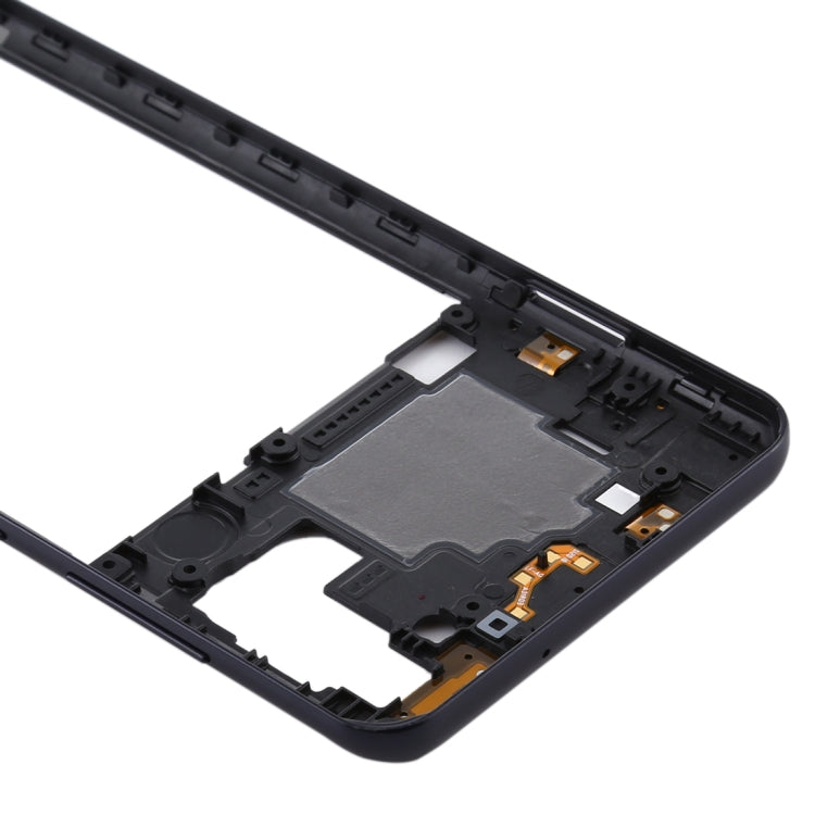 For Samsung Galaxy A21s  Middle Frame Bezel Plate (Black) - Frame Bezel Plate by buy2fix | Online Shopping UK | buy2fix