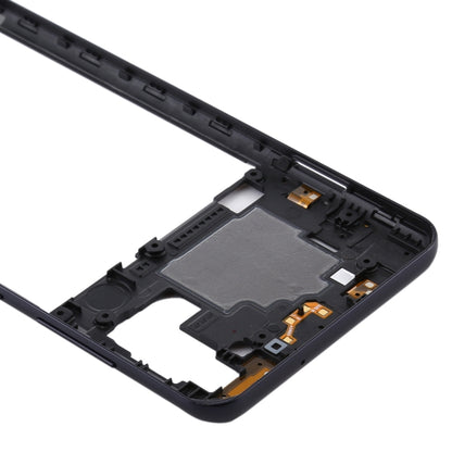 For Samsung Galaxy A21s  Middle Frame Bezel Plate (Black) - Frame Bezel Plate by buy2fix | Online Shopping UK | buy2fix