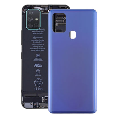 For Samsung Galaxy A21s Battery Back Cover (Blue) - Back Cover by buy2fix | Online Shopping UK | buy2fix