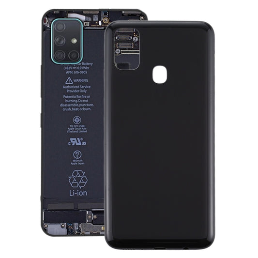 For Samsung Galaxy M21 SM-M215F Battery Back Cover (Black) - Back Cover by buy2fix | Online Shopping UK | buy2fix
