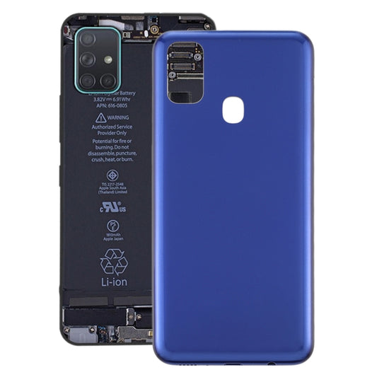 For Samsung Galaxy M21 SM-M215F Battery Back Cover (Dark Blue) - Back Cover by buy2fix | Online Shopping UK | buy2fix
