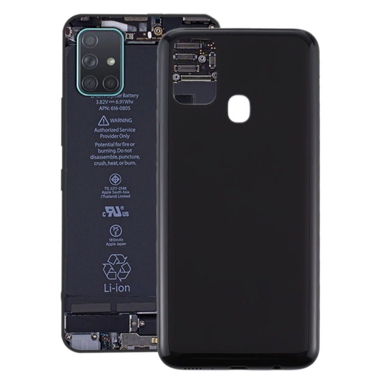 For Samsung Galaxy M31 / Galaxy M31 Prime Battery Back Cover (Black) - Back Cover by buy2fix | Online Shopping UK | buy2fix
