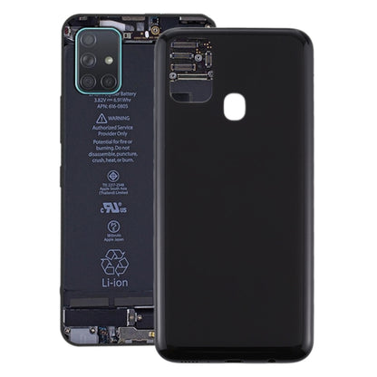 For Samsung Galaxy M31 / Galaxy M31 Prime Battery Back Cover (Black) - Back Cover by buy2fix | Online Shopping UK | buy2fix