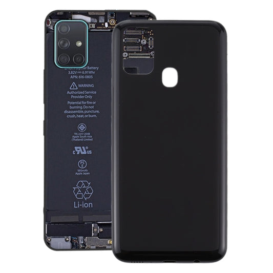 For Samsung Galaxy M31 / Galaxy M31 Prime Battery Back Cover (Black) - Back Cover by buy2fix | Online Shopping UK | buy2fix
