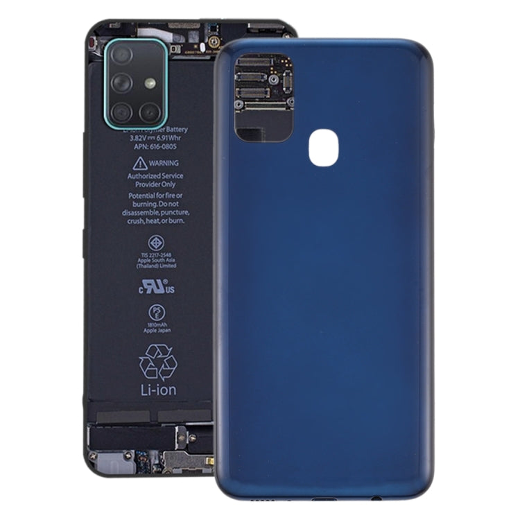 For Samsung Galaxy M31 / Galaxy M31 Prime Battery Back Cover (Blue) - Back Cover by buy2fix | Online Shopping UK | buy2fix
