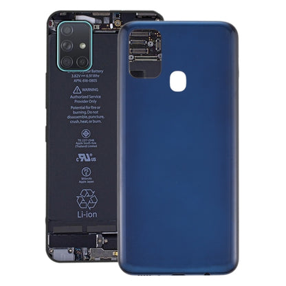 For Samsung Galaxy M31 / Galaxy M31 Prime Battery Back Cover (Blue) - Back Cover by buy2fix | Online Shopping UK | buy2fix