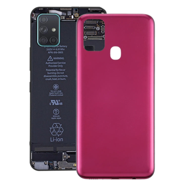 For Samsung Galaxy M31 / Galaxy M31 Prime Battery Back Cover (Red) - Back Cover by buy2fix | Online Shopping UK | buy2fix