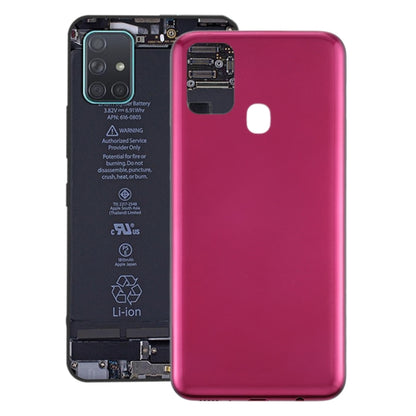 For Samsung Galaxy M31 / Galaxy M31 Prime Battery Back Cover (Red) - Back Cover by buy2fix | Online Shopping UK | buy2fix