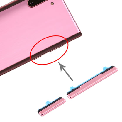 For Samsung Galaxy Note10 Power Button and Volume Control Button(Pink) - Home key & Side Key by buy2fix | Online Shopping UK | buy2fix
