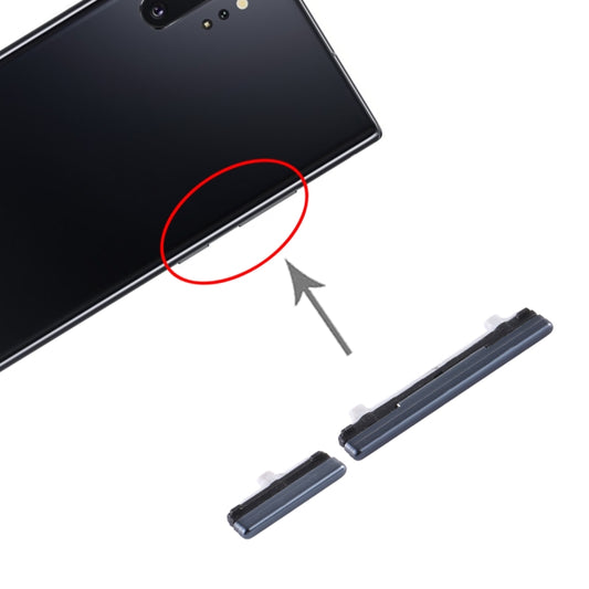 For Samsung Galaxy Note10+ Power Button and Volume Control Button(Black) - Home key & Side Key by buy2fix | Online Shopping UK | buy2fix
