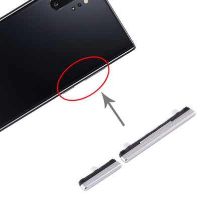 For Samsung Galaxy Note10+ Power Button and Volume Control Button(Silver) - Home key & Side Key by buy2fix | Online Shopping UK | buy2fix