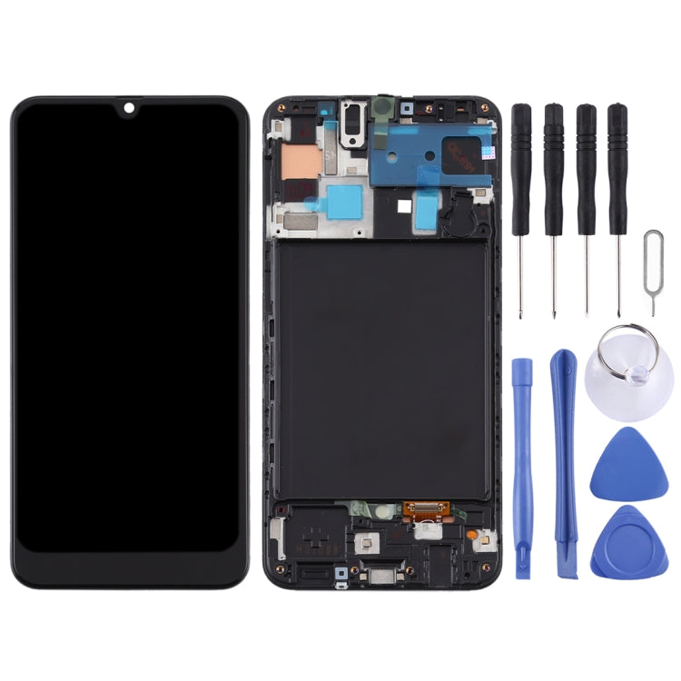 TFT LCD Screen for Samsung Galaxy A50 Digitizer Full Assembly with Frame (Not Supporting Fingerprint Identification)(Black) - LCD Screen by buy2fix | Online Shopping UK | buy2fix