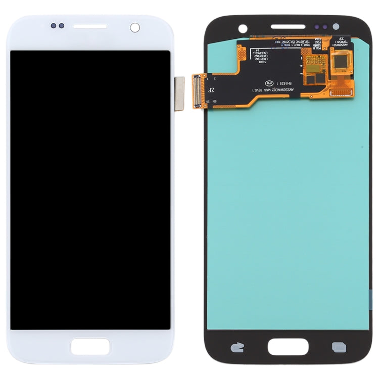 OLED LCD Screen for Samsung Galaxy S7 with Digitizer Full Assembly (Silver) - LCD Screen by buy2fix | Online Shopping UK | buy2fix
