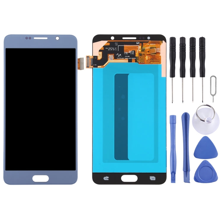 5.5 inch OLED LCD Screen for Samsung Galaxy Note 5 with Digitizer Full Assembly (Baby Blue) - LCD Screen by buy2fix | Online Shopping UK | buy2fix