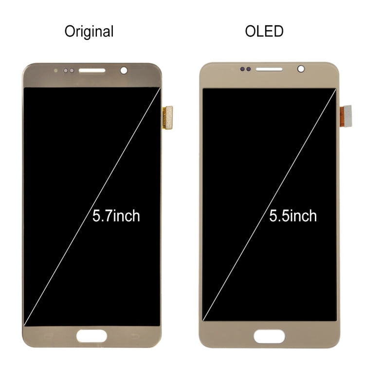 5.5 inch OLED LCD Screen for Samsung Galaxy Note 5 with Digitizer Full Assembly (White) - LCD Screen by buy2fix | Online Shopping UK | buy2fix