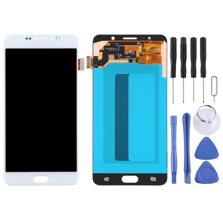 5.5 inch OLED LCD Screen for Samsung Galaxy Note 5 with Digitizer Full Assembly (White) - LCD Screen by buy2fix | Online Shopping UK | buy2fix