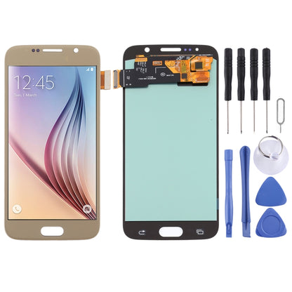 OLED LCD Screen for Samsung Galaxy S6 with Digitizer Full Assembly (Gold) - LCD Screen by buy2fix | Online Shopping UK | buy2fix