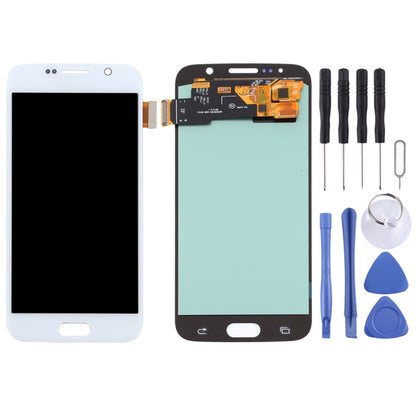 OLED LCD Screen for Samsung Galaxy S6 with Digitizer Full Assembly (White) - LCD Screen by buy2fix | Online Shopping UK | buy2fix