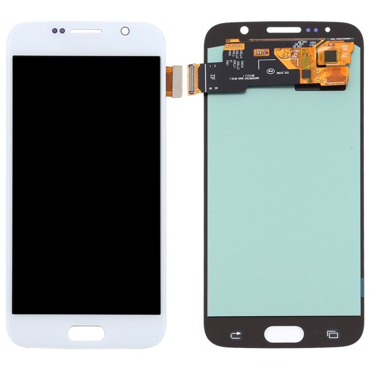 OLED LCD Screen for Samsung Galaxy S6 with Digitizer Full Assembly (White) - LCD Screen by buy2fix | Online Shopping UK | buy2fix