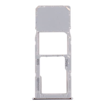 For Samsung Galaxy A71 / A715 SIM Card Tray + Micro SD Card Tray (Silver) - Card Tray by buy2fix | Online Shopping UK | buy2fix