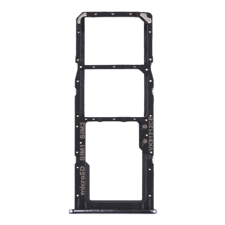 For Samsung Galaxy A51 / A515 SIM Card Tray + SIM Card Tray + Micro SD Card Tray (Black) - Card Tray by buy2fix | Online Shopping UK | buy2fix