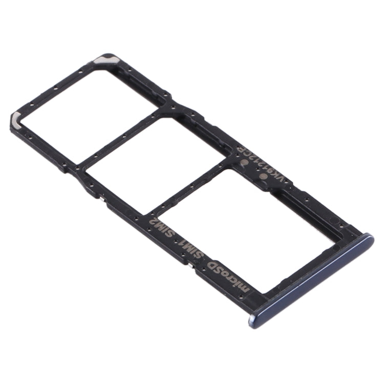 For Samsung Galaxy A51 / A515 SIM Card Tray + SIM Card Tray + Micro SD Card Tray (Black) - Card Tray by buy2fix | Online Shopping UK | buy2fix