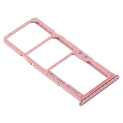 For Samsung Galaxy A51 / A515 SIM Card Tray + SIM Card Tray + Micro SD Card Tray (Pink) - Card Tray by buy2fix | Online Shopping UK | buy2fix
