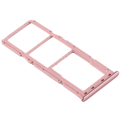 For Samsung Galaxy A51 / A515 SIM Card Tray + SIM Card Tray + Micro SD Card Tray (Pink) - Card Tray by buy2fix | Online Shopping UK | buy2fix