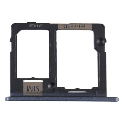 For Samsung Galaxy Tab A 10.1 (2019) / SM-T515 SIM Card Tray + Micro SD Card Tray (Black) - Card Tray by buy2fix | Online Shopping UK | buy2fix
