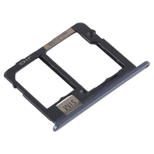 For Samsung Galaxy Tab A 10.1 (2019) / SM-T515 SIM Card Tray + Micro SD Card Tray (Black) - Card Tray by buy2fix | Online Shopping UK | buy2fix