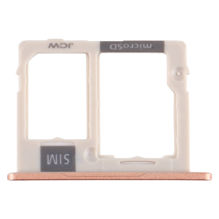 For Samsung Galaxy Tab A 10.1 (2019) / SM-T515 SIM Card Tray + Micro SD Card Tray (Gold) - Card Tray by buy2fix | Online Shopping UK | buy2fix