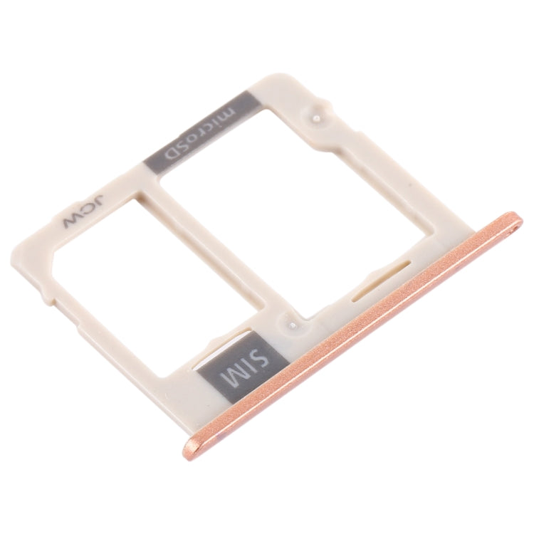 For Samsung Galaxy Tab A 10.1 (2019) / SM-T515 SIM Card Tray + Micro SD Card Tray (Gold) - Card Tray by buy2fix | Online Shopping UK | buy2fix